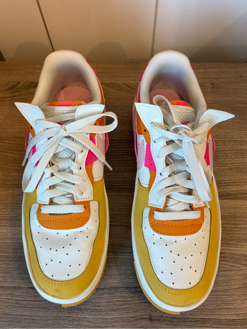 Nike Air Force 1 Fontanka Leather Womens Sneaks Size 10 - Picture 2 of 9